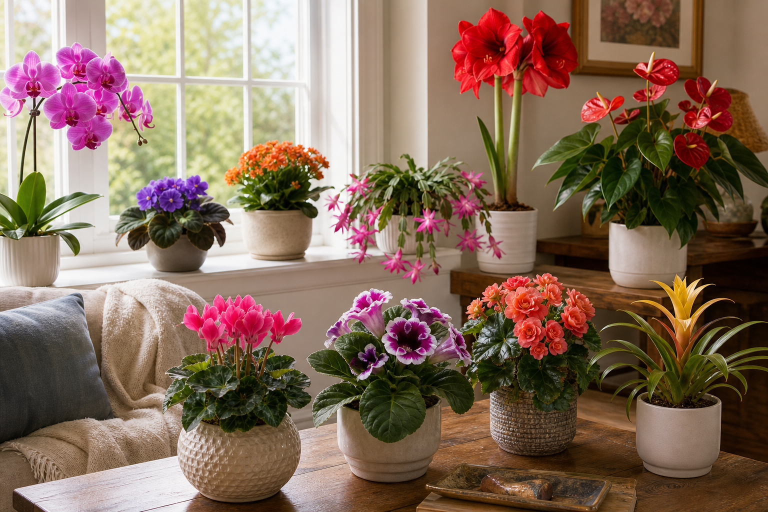 10 Flowering Houseplants That Instantly Brighten Your Home