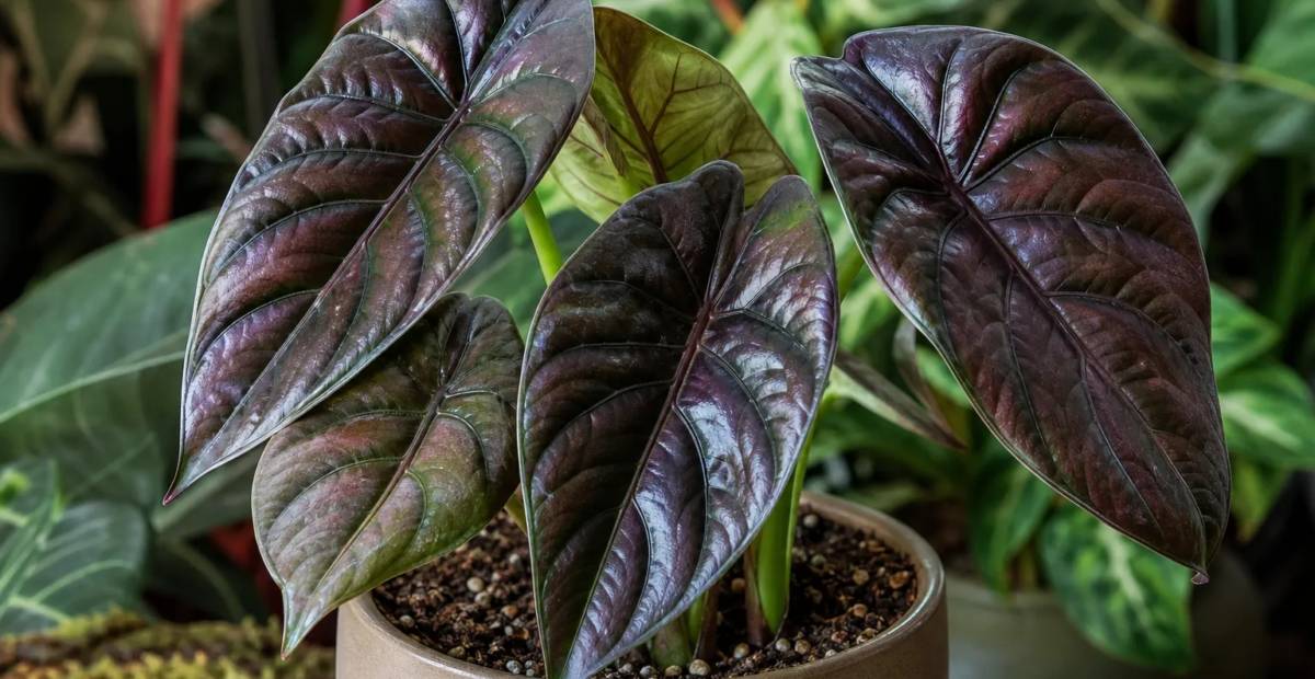 Alocasia azlanii – fotografia rastliny