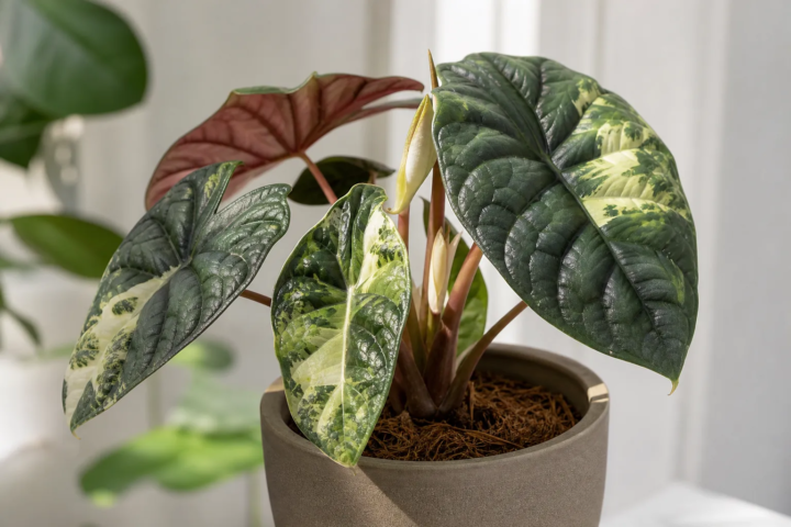 Alocasia 'Maharani Variegated'
