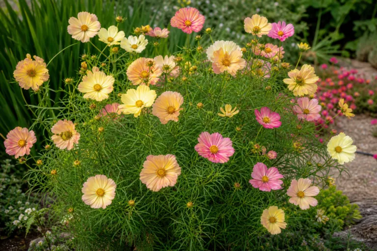 Cosmos bipinnatus 'Apricot Lemon'