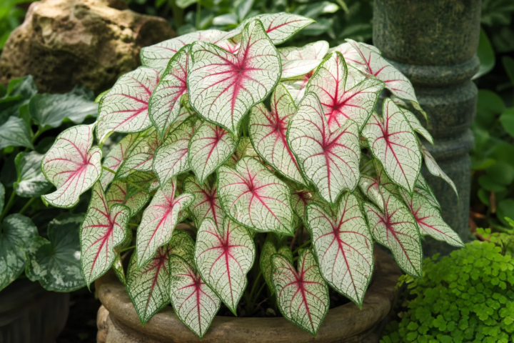 Caladium 'Fiesta'