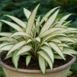 Caladium ‘Gingerland’ (Caladium 'Gingerland') – plant photo