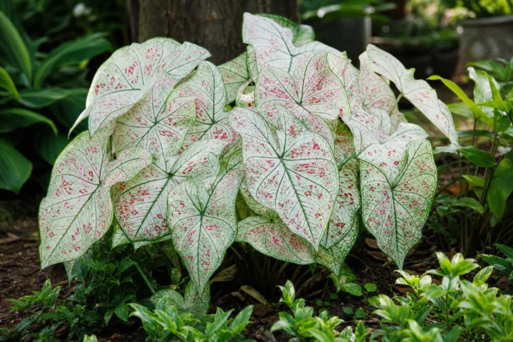 Caladium 'Strawberry Star'