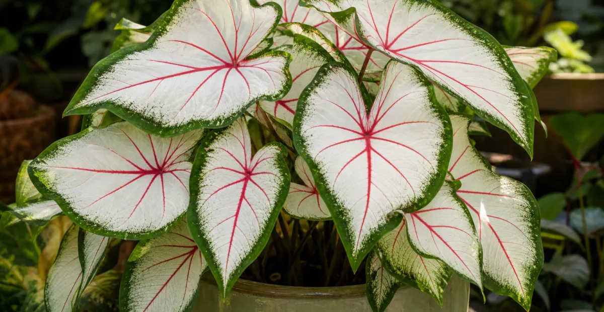 Caladium 'White Queen' – plant photo