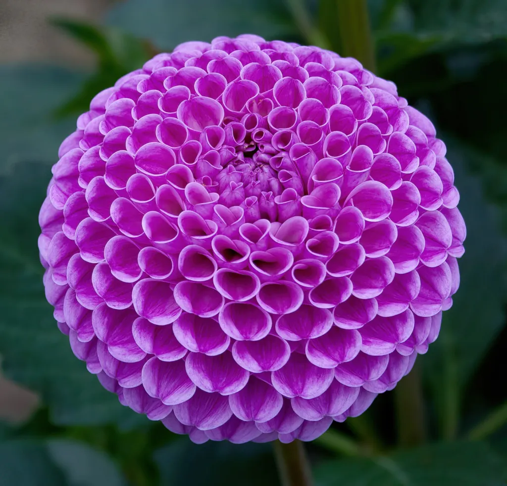 Dahlie 'Franz Kafka' (Dahlia 'Franz Kafka') – typisches Erscheinungsbild, Pflanzenfoto