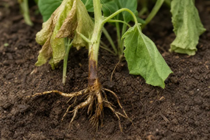 Fusarium solani species complex: root, crown and fruit rots