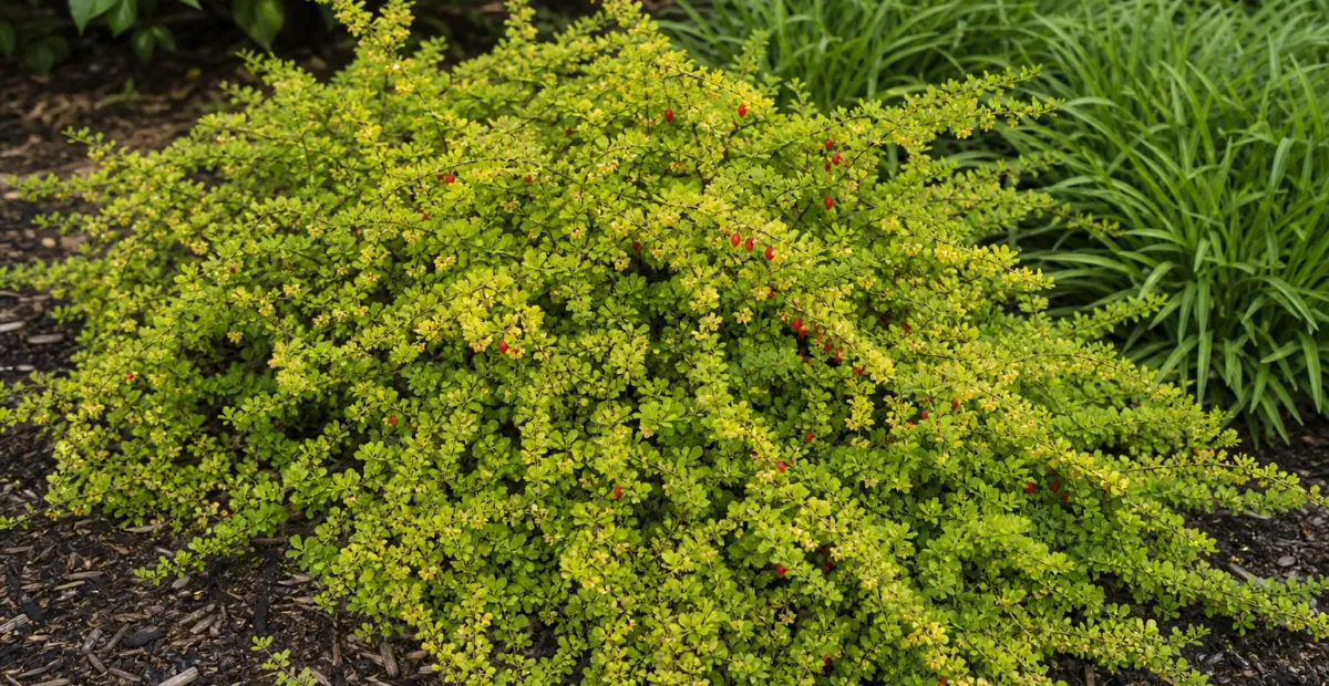 Berberis thunbergii 'Green Carpet' – plant photo