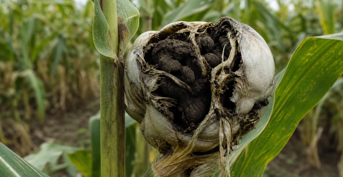 Kolbenbrand bei Mais und Kopfbrand bei Hirse