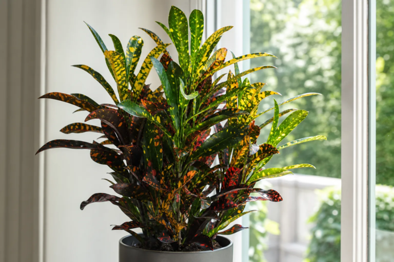 Codiaeum variegatum 'Franklin Roosevelt'