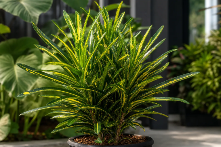 Codiaeum variegatum 'Gold Finger'