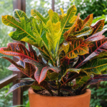 Krotónovec ‘Excellent’ (Codiaeum variegatum 'Excellent') – fotografia rastliny