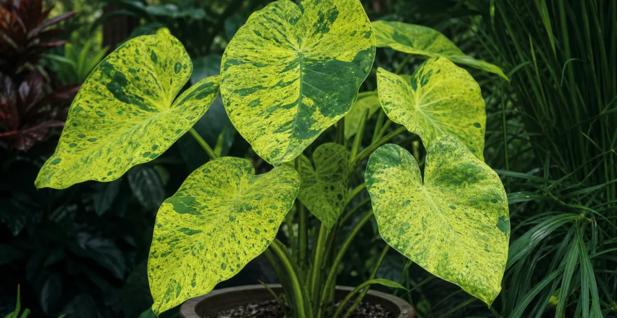 Colocasia esculenta 'Midori Sour' – plant photo