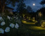 Il giardino di notte: cosa cambia quando smetti di guardarlo