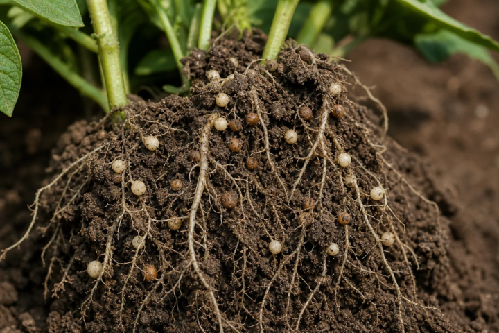Weißer Kartoffelzystennematode
