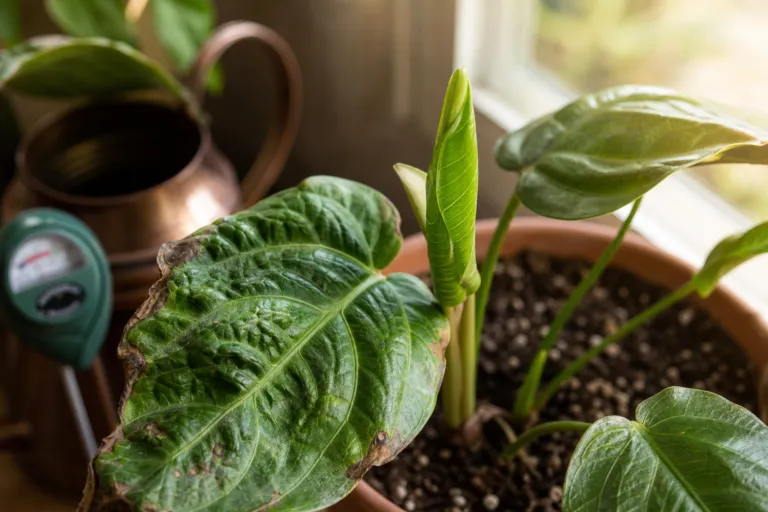 Why New Leaves Sometimes Look Worse Before a Plant Gets Better
