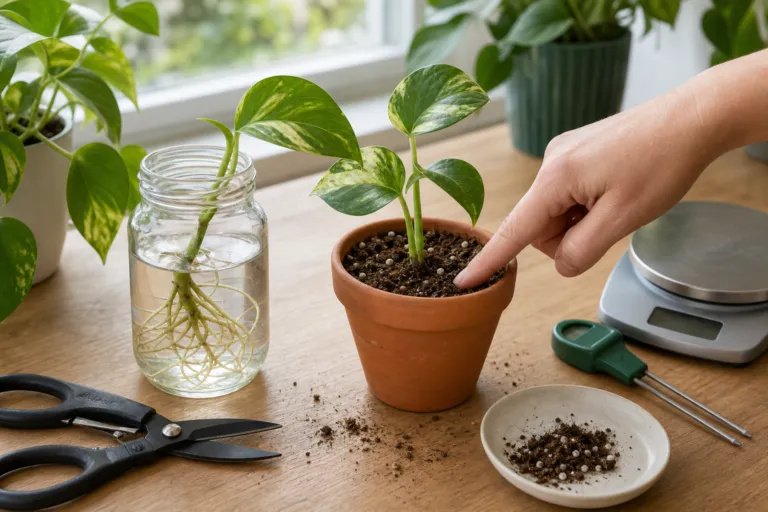 Why Water-Propagated Plants Sometimes Struggle After Moving Into Soil