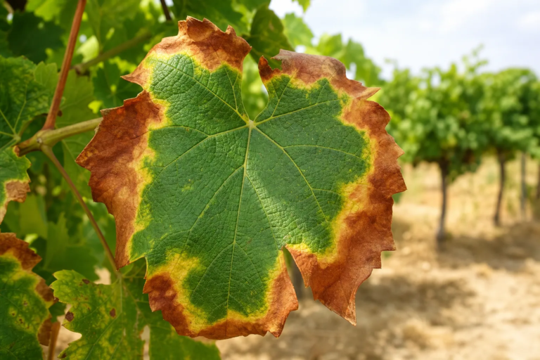 Xylella fastidiosa – xylelová choroba rastlín – diagnostická fotografia