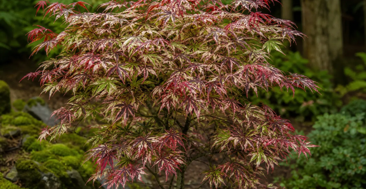 Acer palmatum 'Shirazz' – fotografia rastliny