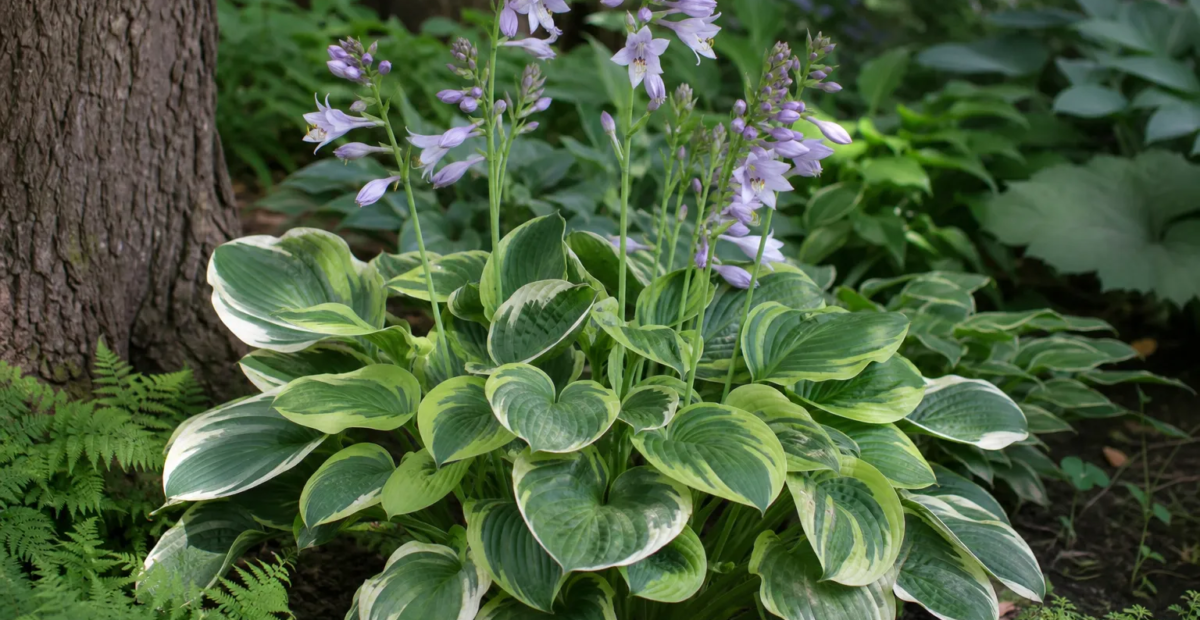 Hosta 'Captain's Adventure' – Pflanzenfoto