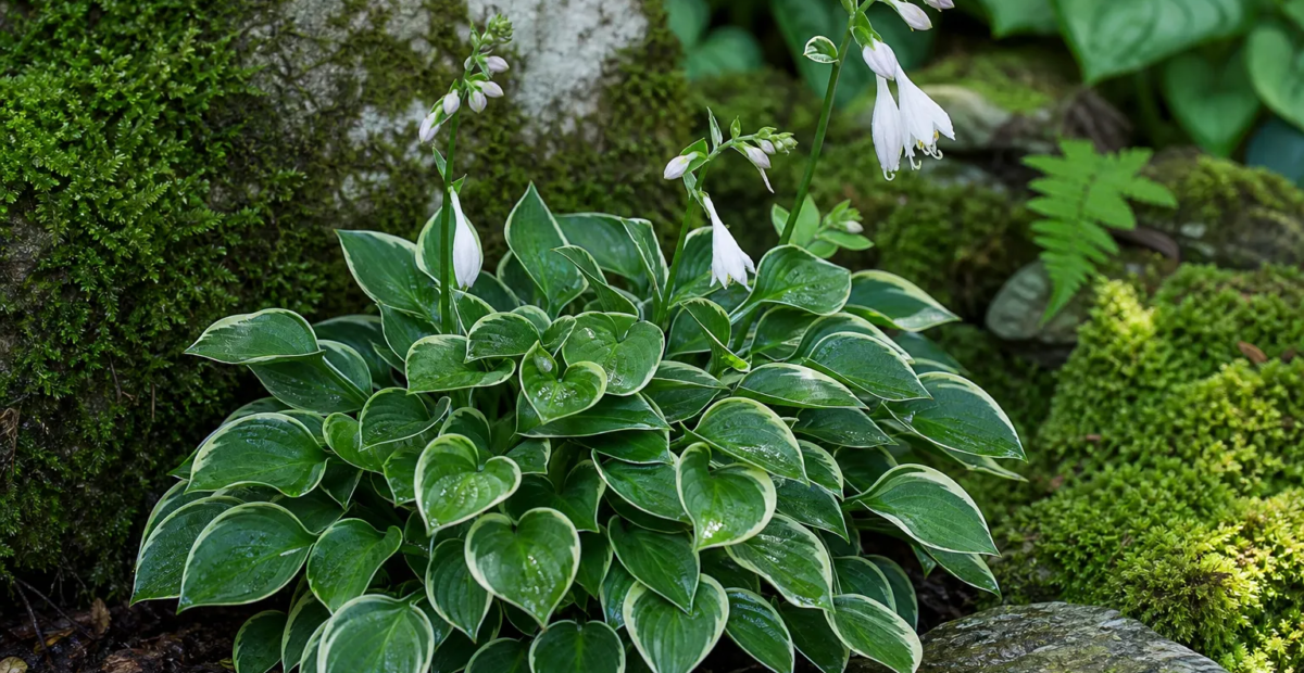 Hosta 'Dew Drop' – plant photo