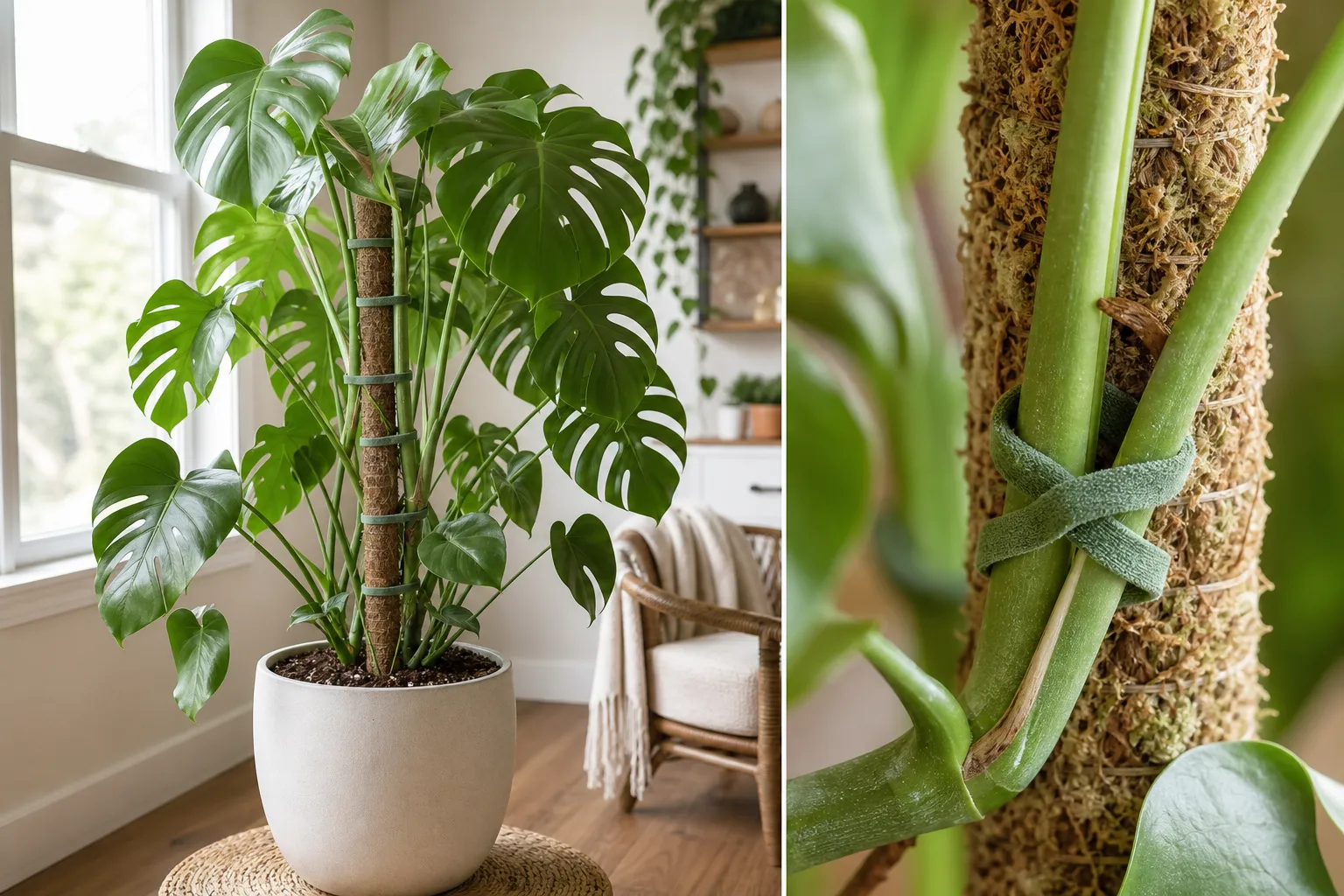 How to Support a Top-Heavy Houseplant Without Damaging It