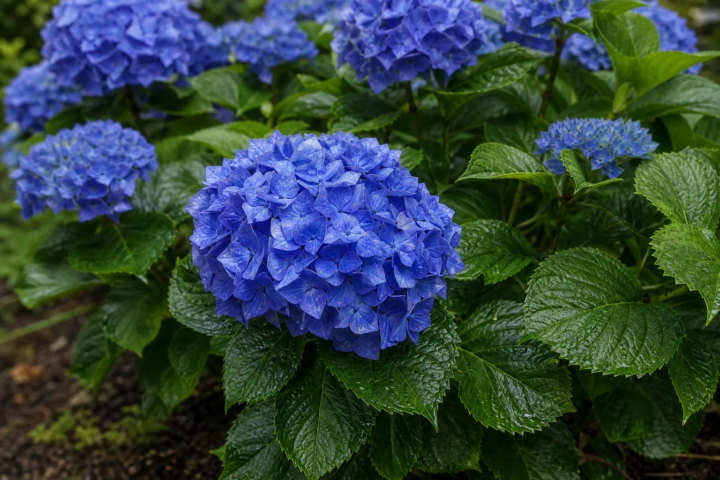 Hydrangea macrophylla 'Blue Danube'