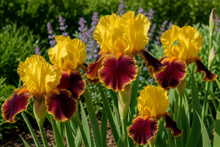 Iris 'Maori King'