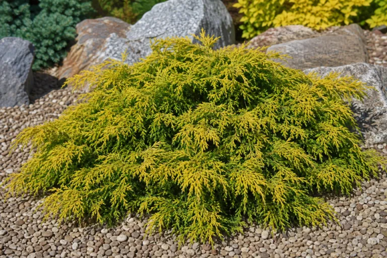 Juniperus × media ‘Gold Star’ (Juniperus × media 'Gold Star') – plant photo