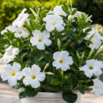 Mandevilla 'Rio White' – Pflanzenfoto