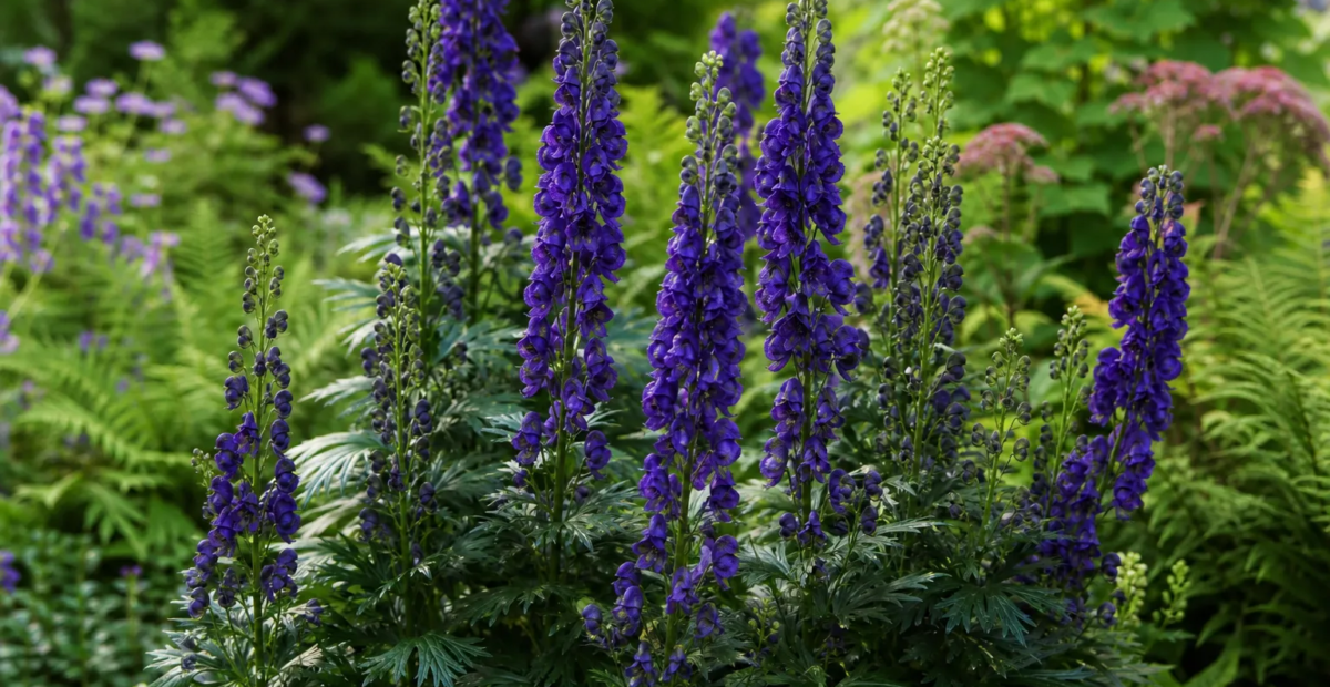 Tojad (Aconitum 'Bressingham Spire') – plant photo