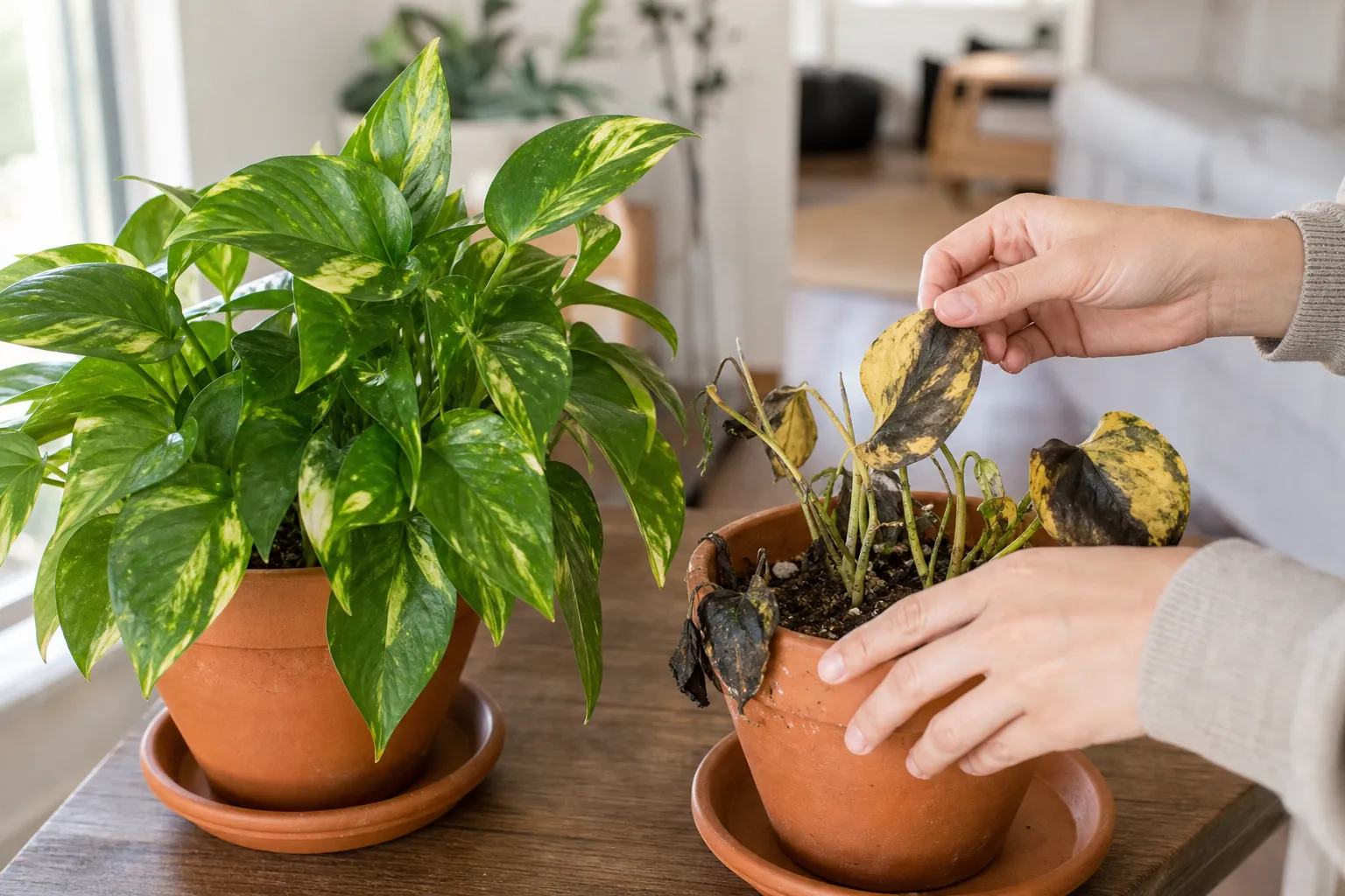 Why Do Houseplant Leaves Turn Black? The Most Common Causes Explained