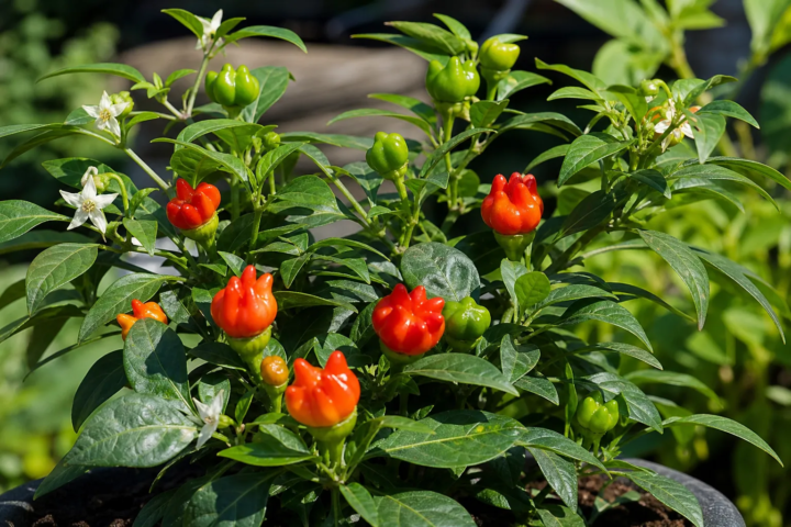 Capsicum annuum 'Bishop's Crown'