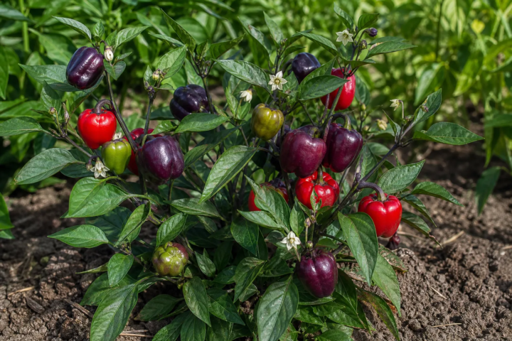 Capsicum annuum 'Purple Beauty'
