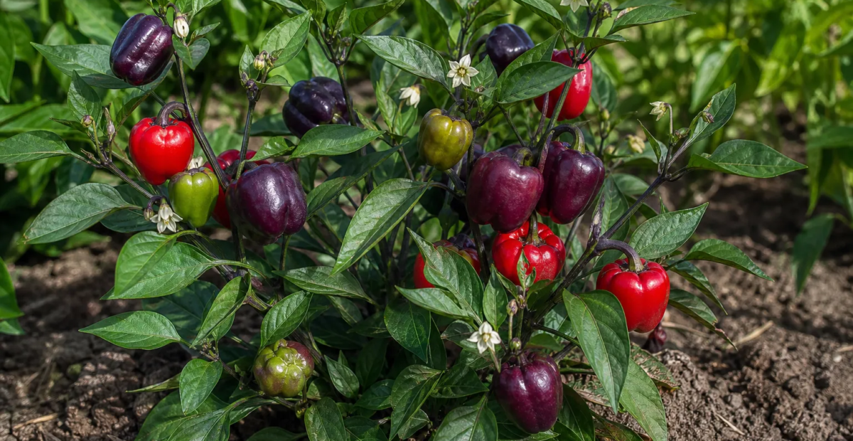 Capsicum annuum 'Purple Beauty' – plant photo