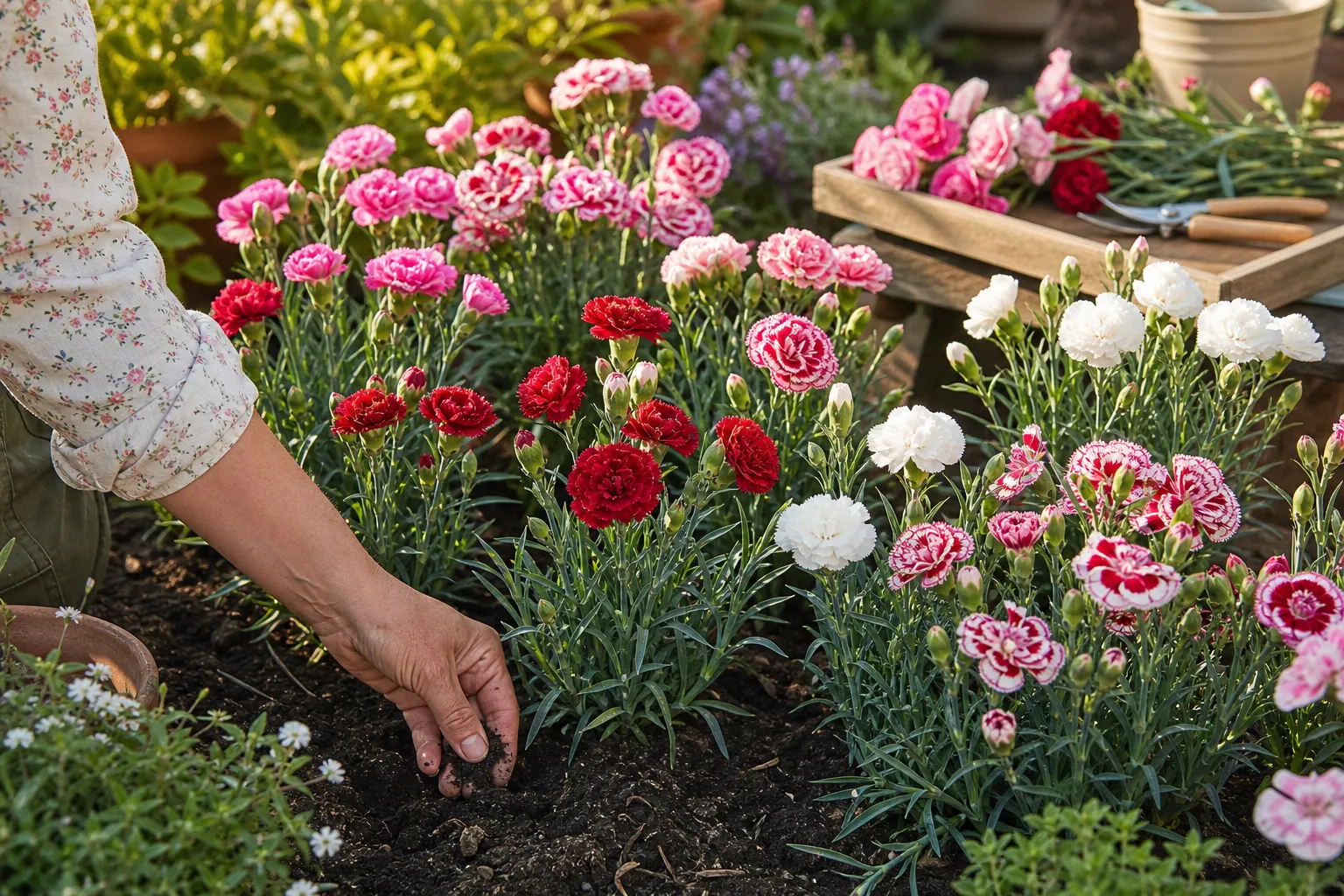 Carnation Care: How to Plant, Flower and Propagate Dianthus caryophyllus