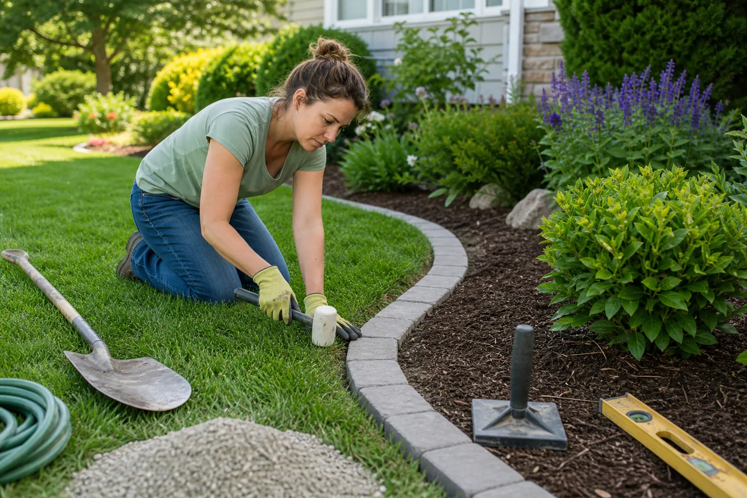 How to Create a Lawn Edge With Paving Stones: A Practical Step-by-Step Guide