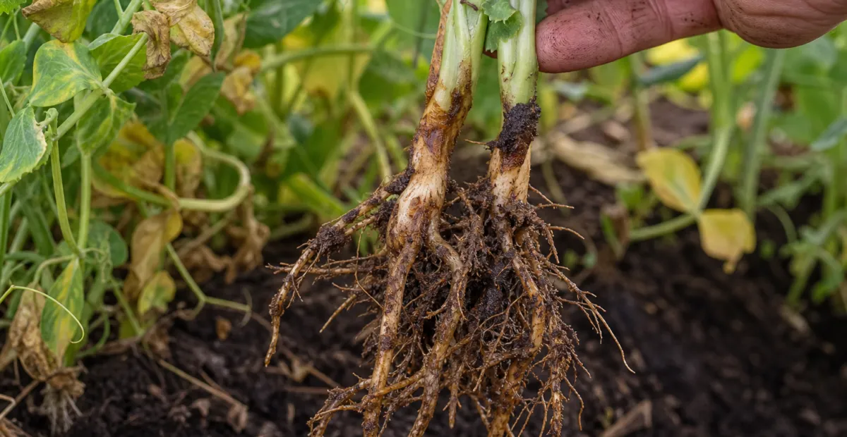 Marciume radicale da Aphanomyces